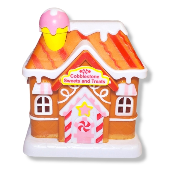 #G New Light Up Village Candy Shop Christmas Holiday Sweets & Treats House - Picture 2 of 3
